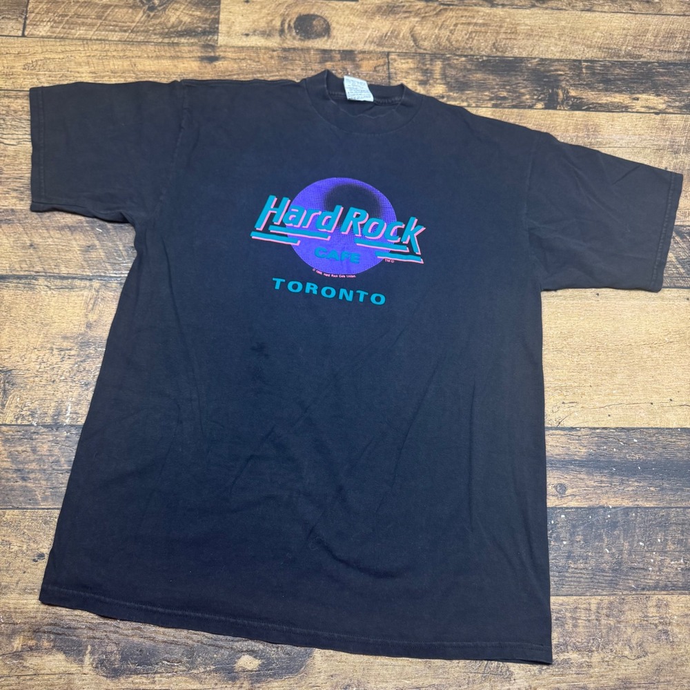 Hard Rock Cafe‎ Toronto T-Shirt Vintage Graphic Print Tee X-Large